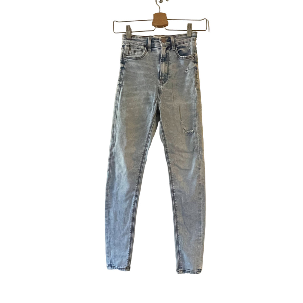 Stradivarius Super High‎ Waist Skinny Jeans